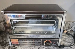 Vintage Toaster Oven ROBESON Deluxe CHROME Retro 03-1803-59 Japan 15 Min. Timer - Picture 1 of 7