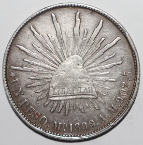 Mexiko 1899 Mo AM 1 Peso (L218) - Bild 1 von 2