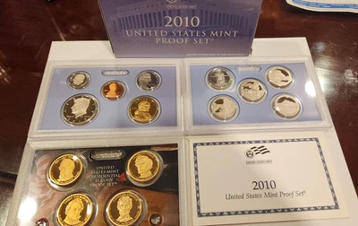 2010 Proof Set U.S. Mint OGP COA Complete Set of 14 Coins - Image 1 of 4