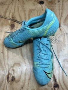 Nike Mercurial Vapor 14 Men’s Size 9.5 Club Fg/Mg Soccer Cleats Teal - Picture 1 of 6