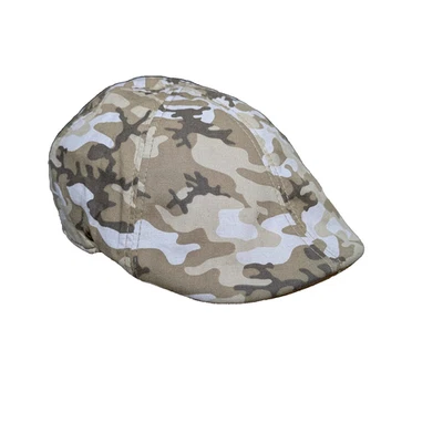 Goorin Bros Flatcap Desert Camo Twill Size Large NWOT Made in USA Cap Hat - Image 1 of 4