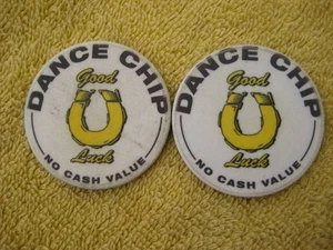 Lot of 2 Mitchell Brothers O’farrell Theatre San Francisco Dance Chip # 3 - Picture 1 of 4