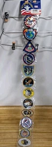 NUOVI US Space Camp Apollo 12 Toppe RARI Emblemi Vintage Ricamati - Foto 1 di 18
