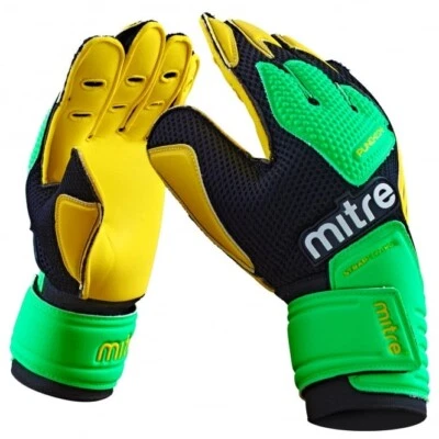 MITRE - Delta BRZ - Goalkeeper Gloves - Soccer - Size 7 - Medium - NEW