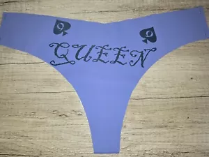 qos thongs size medium women's bbc queen of spades hotwife - Picture 1 of 2