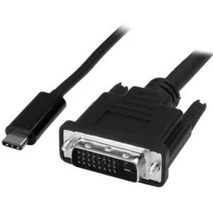 Cable USB-C a DVI StarTech CDP2DVIMM1MB 3,3 pies/1 m - Adaptador de video USB tipo C - Imagen 1 de 1