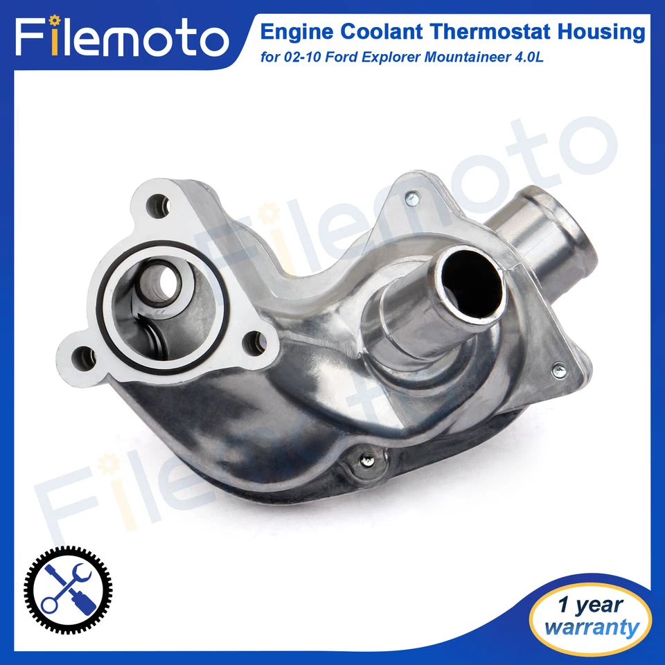 Conjunto de carcasa de termostato de aluminio 4,0 L Ford Explorer Mountaineer 02-10⭐⭐⭐⭐ Foto 1 de 4