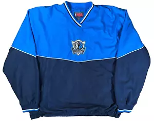 Dallas Mavericks Rebook Men's Nylon NBA Pullover Windbreaker Size XXL - Picture 1 of 11