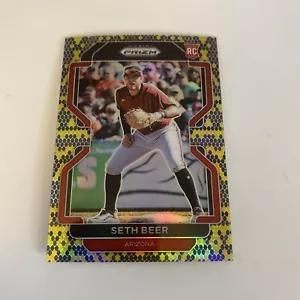 2022 Panini Prizm - Rookie Snakeskin Prizm Seth Beer /50 (RC) - Picture 1 of 2