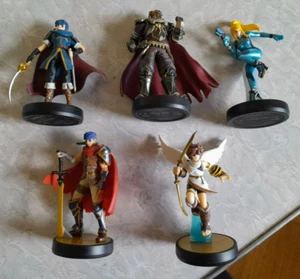 LOT of 5 AMIIBO Nintendo figures, gaming toys, collectable, including Zelda, Fig - Picture 1 of 3