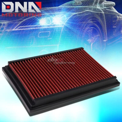 FOR 07-13 MAZDA3/MAZDA5 RED REPLACEMENT RACING DROP IN AIR FILTER PANEL - Image 1 of 4