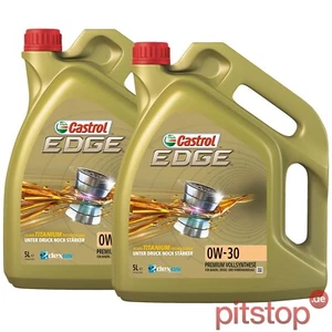 10L = 2x 5L CASTROL EDGE 0W-30 FLUID TITANIUM ÖL MB 229.31 229.51 BMW LL-04 R... - Bild 1 von 1