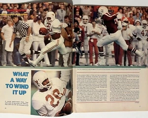 TEXAS LONGHORNS FOOTBALL 1977 BEAT A&M AGGIES LAST GAME PICTORIAL EARL CAMPBELL - Picture 1 of 1