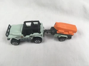 MATCHBOX JEEP 4x4 NATIONAL PARKS with TRAILER - Picture 1 of 12