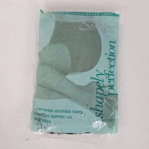 Silkies schwarz transparent feste Kontrolle Extended Panty M neu in Tasche - Bild 1 von 6