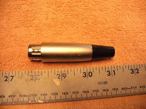 New! USA Made Radio Shack 3 Pin XLR Female Mic Cable End Connector - Picture 1 of 3