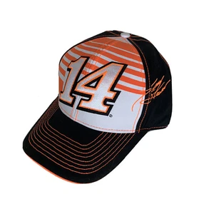 Tony Stewart Signature 2016 Multi Color #14 Blend Line Hat Orange White Black  - Picture 1 of 3