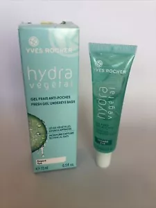 NIB Yves Rocher Hydra Vegetal, Hydrating Gel for Under the Eyes, Bag Diminisher - Picture 1 of 5