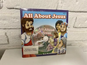 All About Jesus song book with cd lyrics included by Ron Kauffman - Picture 1 of 3