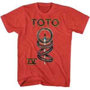 Camiseta para hombre Toto IV 1982 portada de álbum banda de rock música merchandising - Imagen 1 de 5