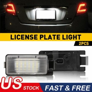2PCS White LED License Plate Light Lamp For Nissan 350Z 370Z GTR G35 G37 S60 New - Picture 1 of 10