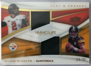 2018 Mason Rudolph Immaculate Rookie Past & Present card /25 RC SP - Picture 1 of 1