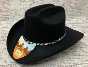 KIDS BLACK WESTERN HAT COWBOY RODEO KIDS HAT, SOMBRERO VAQUERO TEXANA, Kids Hat - Picture 1 of 12