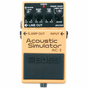 Boss AC-3 Acoustic Simulator Effektgerät für E-Gitarre