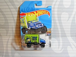 2018 HOT WHEELS ''HW METRO'' #225 = BAJA HAULER = BLUE & GREEN int - Picture 1 of 2