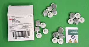 3M Roloc Bristle Disc 1”X 5/8” 120X Grit 20 PCs White 18710 New Auto Body - Bild 1 von 3