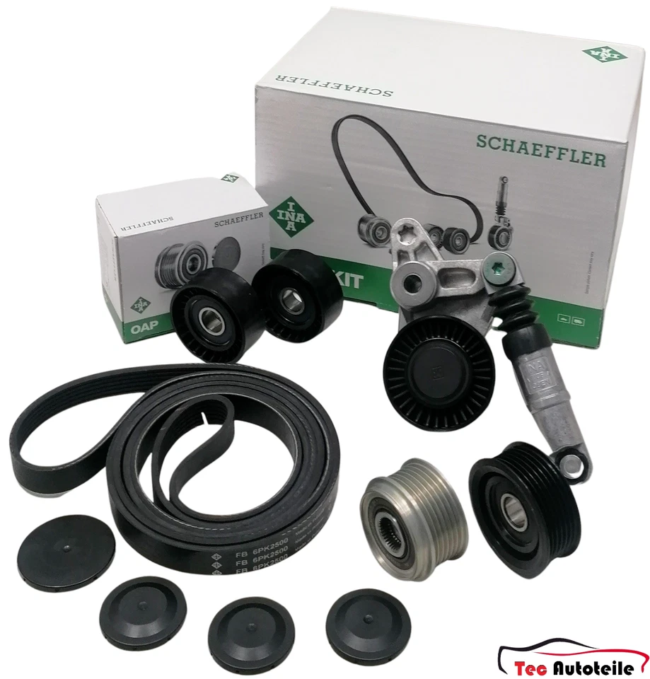 INA Keilrippenriemensatz VW Touareg 3.0 V6 TDI Audi Q7 3.0 TDI Porsche Cayenne - Bild 1 von 1