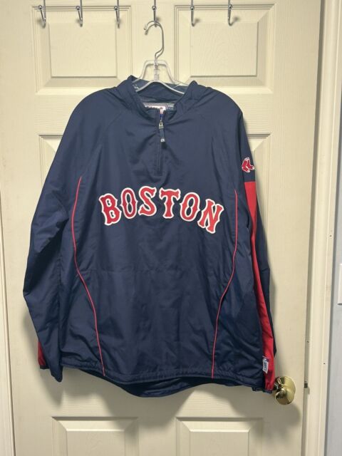 Antigua Boston Red Sox Grey Metallic Logo Tribute Long Sleeve 1/4 Zip Pullover, Grey, 100% POLYESTER, Size 3XL, Rally House