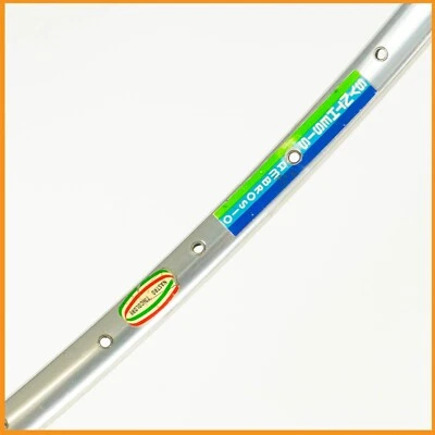 AMBROSIO SYNTHESIS 32 HOLES RIMS ROAD BIKE BICYCLE VINTAGE 700C TUBULAR SILVER - Image 1 of 4