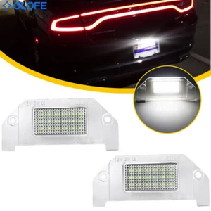 For 05-14 Chrysler 300 300C 300S 07-10 Sebring White LED License Plate Lights 2x - Picture 1 of 12
