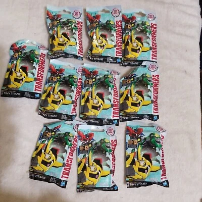 TRANSFORMERS Tiny Titans Lot of 15  Blind Bags ROBOTS IN DISGUISE - mixed series - Image 1 of 4