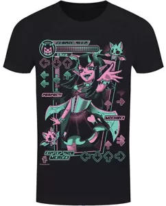 Dance Dance Revolution DDR Black T-Shirt, Cute Demon, Arcade Game, Cosmic Boop - Picture 1 of 4