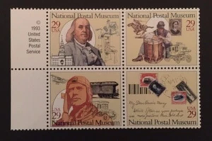 Scott # 2779-2782 Postal History Museum Block of 4 MNH - Picture 1 of 1