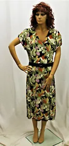 Vilona Da. Kleid ohne Arm Viskose 30 Grad waschbar Buntgemustert Gr. 40 - Bild 1 von 4