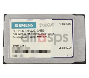 SINUMERIK FM-NC/810D/840D - 6FC5260-5FX27-2AB0 (USED)  - Picture 1 of 1