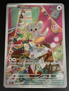 Minccino 182/162 Sv05: Temporal Forces Illustration Rare Pokemon TCG - NM! - Picture 1 of 2
