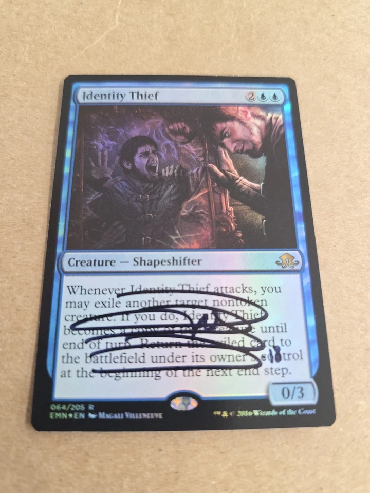 Identity Theif FOIL  Signed By Magali Villeneuve  Magic the Gathering - Image 1 of 1