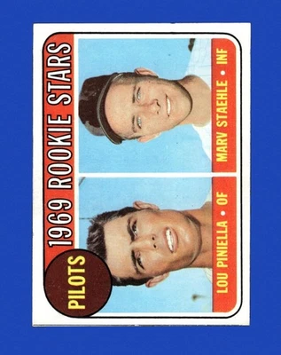 1969 Topps Set-Break #394 Lou Piniella como nuevo *GMCARDS* Foto 1 de 2