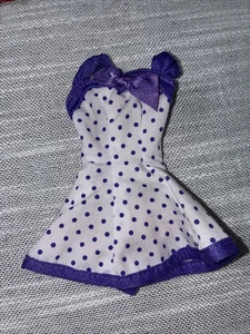 Barbie Biglietto di Auguri Moda "Sei Speciale" 1994 Poka Dot Vestito Viola - Foto 1 di 4