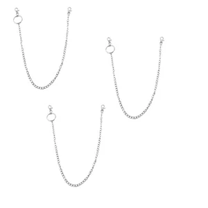 Hip-hop Punk Metal Unilaminar Chain Waist Chains for Stage Jeans Accessories - Picture 1 of 11