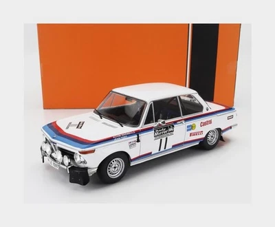 1:18 IXO Bmw 2002 #11 Rally Rac 1973 Warmbold Jean Todt White 18RMC164.22 - Immagine 1 di 2