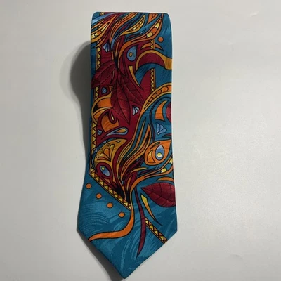 Corbata de seda para hombre Rush Limbaugh No Boundaries Collection psicodélica 60"x3,5 Foto 1 de 4