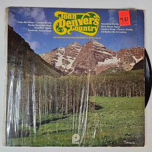 John Denver's Country LP Record 1975 Pickwick Country 33RPM Stereo LN - Foto 1 di 1