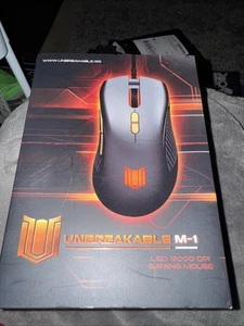 Unbreakable M-1 Wired Gaming Mouse – PC LED Gaming Mouse with 12000DPI Fast Ship - Picture 1 of 3