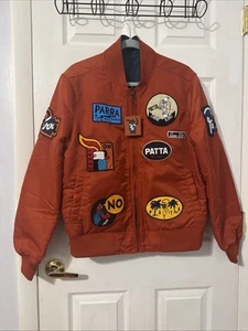 Chaqueta de bombardero reversible Patta x Piet Parra MEDIANA (con llavero) vendedor de EE. UU. - Imagen 1 de 22