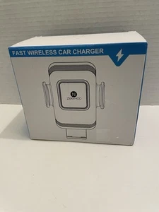 Wireless Car Charger, Fast Charging Auto-Clamping Car Mount, Dash, - Picture 1 of 7